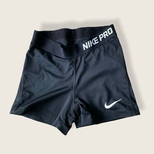 Size S Nike Pro Spandex Shorts Black